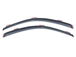 In-Channel Ventvisor Window Deflectors; Front; Dark Smoke (15-24 F-150 Regular Cab)