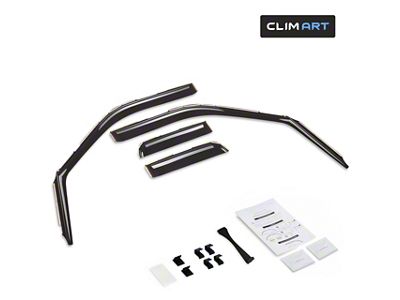 in-Channel Window Deflectors (21-25 F-150 SuperCab)