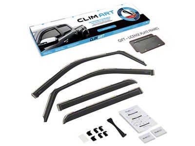 in-Channel Window Deflectors (21-24 F-150 SuperCrew)