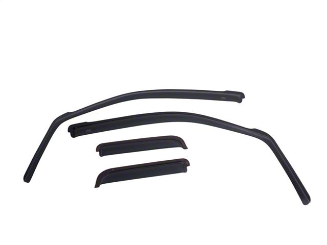 EGR In-Channel Window Visors; Front and Rear; Dark Smoke (09-14 F-150 SuperCab)