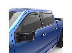 EGR In-Channel Window Visors; Front and Rear; Dark Smoke (15-24 F-150 SuperCrew)