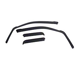 EGR In-Channel Window Visors; Front and Rear; Matte Black (01-03 F-150 SuperCrew)
