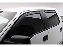 EGR In-Channel Window Visors; Front and Rear; Matte Black (09-14 F-150 SuperCrew)
