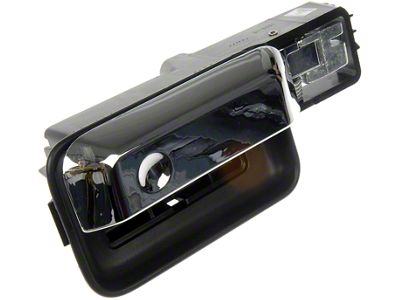 Interior Door Handle; Black and Chrome; Rear Driver Side (04-08 F-150 SuperCrew)