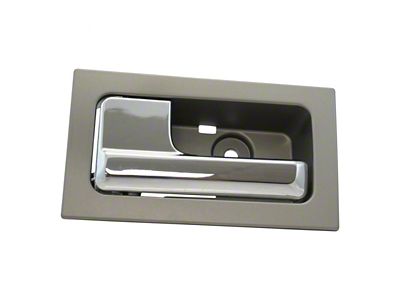 Interior Door Handle; Driver Side; Chrome and Platinum (09-14 F-150)