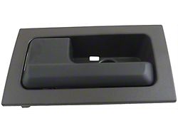 Interior Door Handle; Front or Rear Left; Black Lever; Gray Housing; Manual Locks; Plastic (09-14 F-150 SuperCrew)