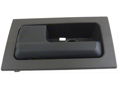 Interior Door Handle; Front or Rear Left; Black Lever; Gray Housing; Manual Locks; Plastic (09-14 F-150 SuperCrew)