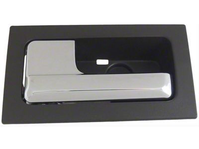 Interior Door Handle; Front or Rear Left;Chrome Lever; Gray Housing; Power Locks; Plastic (09-14 F-150 SuperCrew)