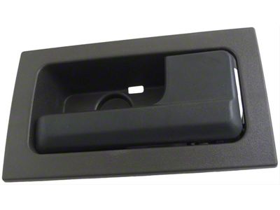 Interior Door Handle; Front or Rear Right; Black Lever; Gray Housing; Manual Locks; Plastic (09-14 F-150 SuperCrew)
