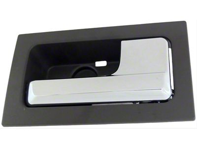 Interior Door Handle; Front or Rear Right; Chrome Lever; Gray Housing; Power Locks; Plastic (09-14 F-150 SuperCrew)