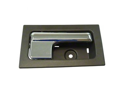 Interior Door Handle; Passenger Side; Chrome and Dark Gray (09-14 F-150)
