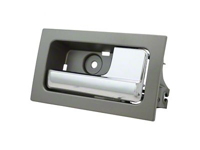 Interior Door Handle; Passenger Side; Chrome and Platinum (09-14 F-150)