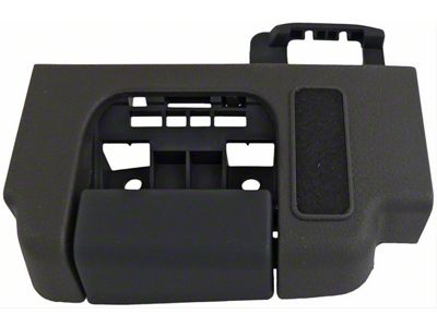 Interior Door Handle; Rear Right; Black Lever; Gray Housing Stone; Plastic (09-14 F-150 SuperCab)