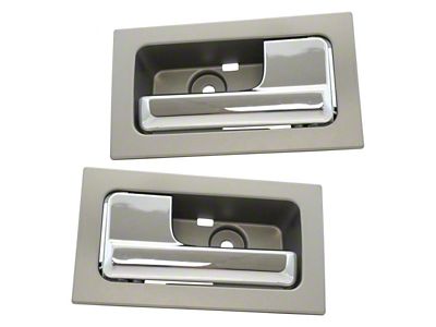 Interior Door Handles; Chrome and Platinum (09-14 F-150)