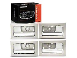 Interior Door Handles; Front and Rear; Platinum and Chrome (09-14 F-150 SuperCrew w/ Power Locks)