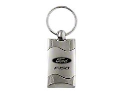 F-150 Satin-Chrome Rectangular Key Fob