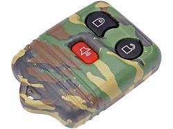 Keyless Entry Remote Case; Green Camouflage (98-14 F-150)