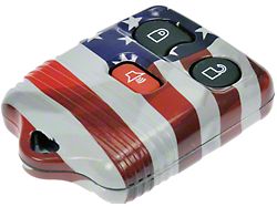 Keyless Entry Remote Case; US Flag (98-14 F-150)