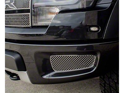 Laser Mesh Lower Outer Bumper Grille Inserts (10-14 F-150 Raptor)