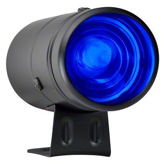 LED Adjustable Shift Light; Black and Blue (Universal; Some Adaptation May Be Required)