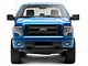 LED Bar Factory Style Headlights with Amber Reflectors; Black Housing; Clear Lens (09-14 F-150 w/ Factory Halogen Headlights)