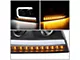 LED DRL Projector Headights with Amber Corners; Black Housing; Clear Lens (04-08 F-150)