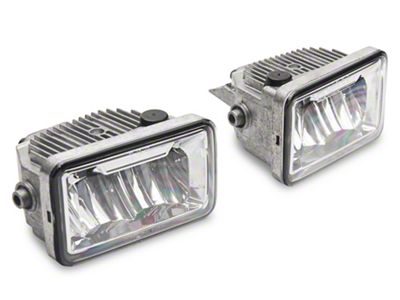 LED Fog Lights; Clear (15-20 F-150, Excluding Raptor)