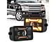 LED Fog Lights with DRL and Amber Turn Signal; Black Housing (15-20 F-150, Excluding Raptor)