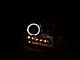 LED Halo Projector Headlights; Chrome Housing; Clear Lens (04-08 F-150)