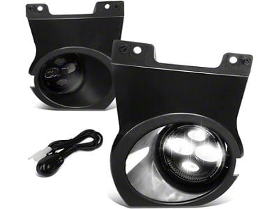 LED Projector Fog Lights with Switch; Smoked (09-14 F-150, Excluding Raptor)