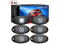 LED Rock Lights; White (Universal; Some Adaptation May Be Required)