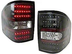 LED Tail Lights; Black Housing; Clear Lens (04-09 F-150 Flareside)