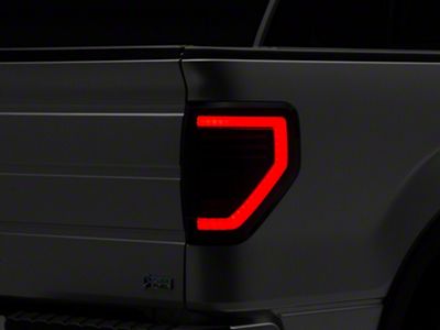 LED Tail Lights; Black Housing; Smoked Lens (09-14 F-150 Styleside)