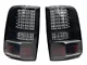 LED Tail Lights; Black Housing; Smoked Lens (04-08 F-150 Styleside)