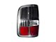 LED Tail Lights; Carbon Fiber Housing; Red/Clear Lens (04-08 F-150 Styleside)
