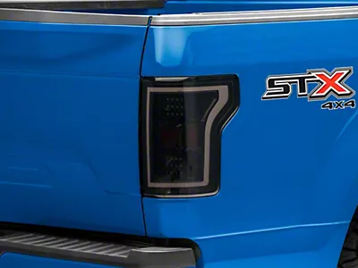 LED Tail Lights; Black Housing; Clear Lens (18-20 F-150 W/ Factory Halogen Non-BLIS Tail Lights - Foto 12