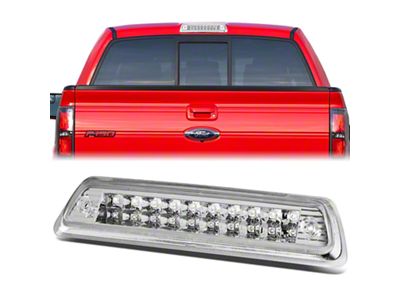 LED Third Brake Light; Chrome (09-14 F-150 w/o Hill Descent Control, Excluding Raptor)