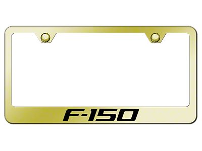 F-150 Laser Etched License Plate Frame (Universal; Some Adaptation May Be Required)