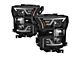 Light Bar DRL Projector Headlights; Black Housing; Clear Lens (15-17 F-150 w/ Factory Halogen Headlights)