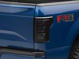 Light Bar LED Tail Lights; Black Housing; Smoked Lens (15-17 F-150 w/ Factory Halogen Non-BLIS Tail Lights)