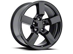 Lightning Replica Gloss Black 5-Lug Wheel; 20x9; 8mm Offset (97-03 F-150)