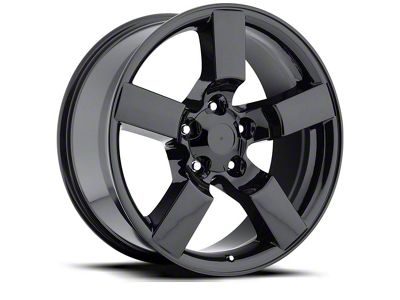 Lightning Replica Gloss Black 5-Lug Wheel; 20x9; 8mm Offset (97-03 F-150)