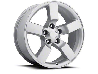 Lightning Replica Silver 5-Lug Wheel; 20x9; 8mm Offset (97-03 F-150)