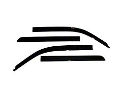 Low Profile Ventvisor Window Deflectors; Front and Rear; Dark Smoke (04-14 F-150 SuperCab)