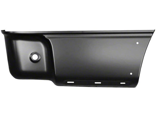 Replacement Lower Bed Patch Panel with Fender Flare Holes; Front Section; Passenger Side (04-14 F-150 Styleside)