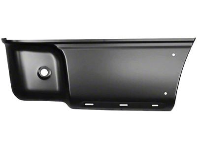 Replacement Lower Bed Patch Panel with Fender Flare Holes; Front Section; Passenger Side (04-14 F-150 Styleside)