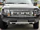 Lower Outer Bumper Grille Inserts; Brushed (10-14 F-150 Raptor)