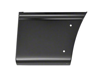 Replacement Lower Quarter Panel Patch Panel with Fender Flare Holes; Front Section; Driver Side (04-14 F-150 w/ 5-1/2-Foot Bed)