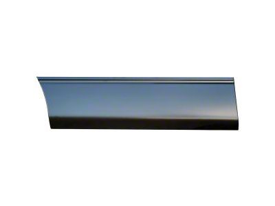 Replacement Lower Quarter Panel Patch Panel without Fender Flare Holes; Front Section; Passenger Side (04-14 F-150 w/ 8-Foot Bed)