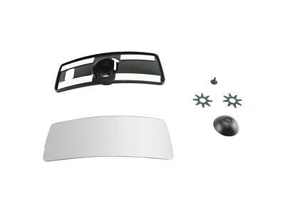 Lower Towing Mirror Glass; Passenger Side (04-14 F-150)